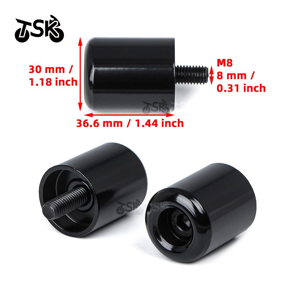 Handle Bar Cap End Plugs Ironwork Handlebar Grips For Kawasaki Ninja400/250/300/650/1000 Z1000 Z400 Z800 Z650 ZX6R/10R/14R 636