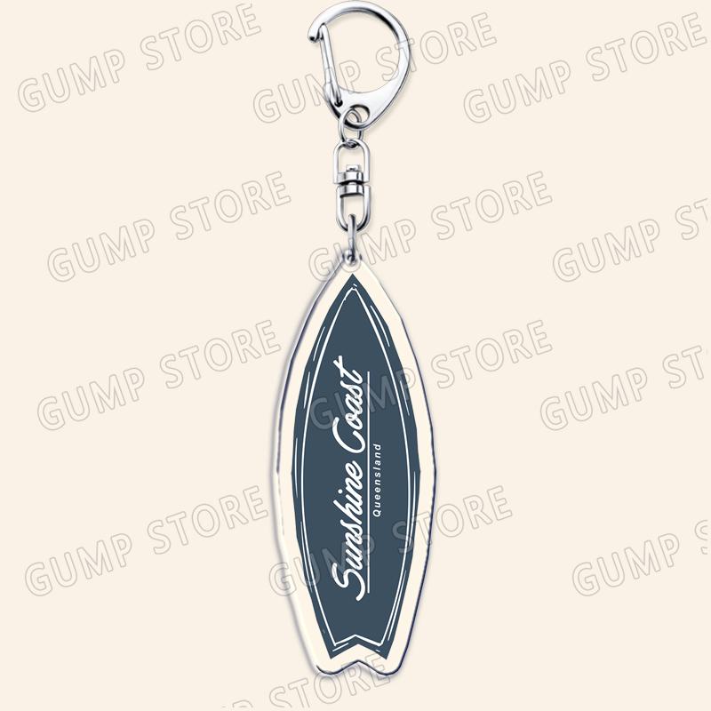 

Sunshine Coast Australia Keychains for Accessories Queensland Beach Australia Ocean Noosa Keyring Fans Friends Gifts