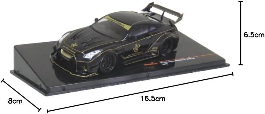 IXO Nissan Miniature Car 1/43 35GT-RR LB Silhouette WORKS JPS (Black)