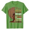 She Whispered Back I Am The Storm BlackHistoryMonth TShirt Graphic Tees Freedom 1865 Apparel Gifts Short Sleeve Blouses