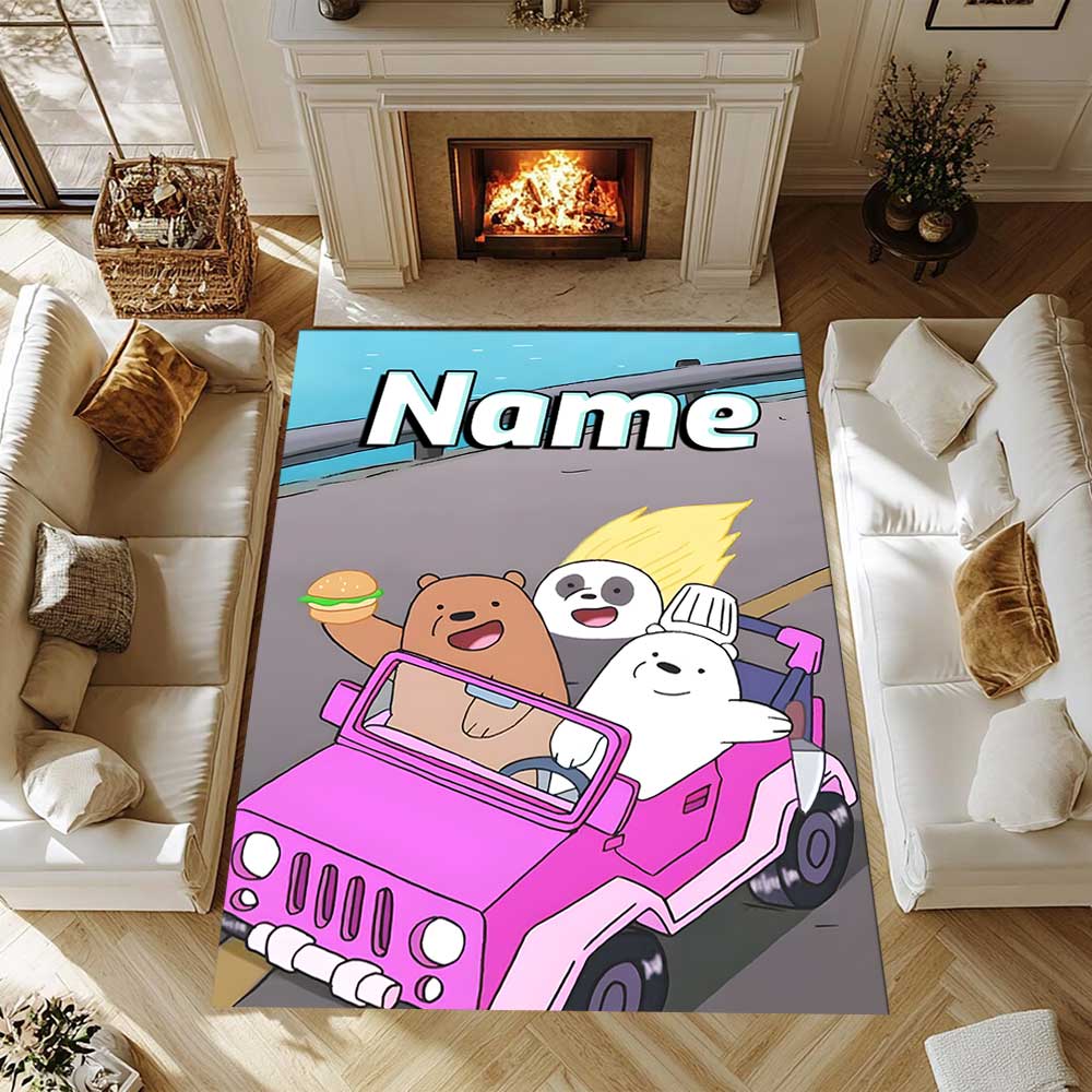 Warner Bros. Funktioniert (46) Personalisieren Sie Ihren Namens-Teppich, Ihr Bürostuhl-Kissen, Ihr Geschenk für Schlafzimmer und Wohnzimmer zu Hause.