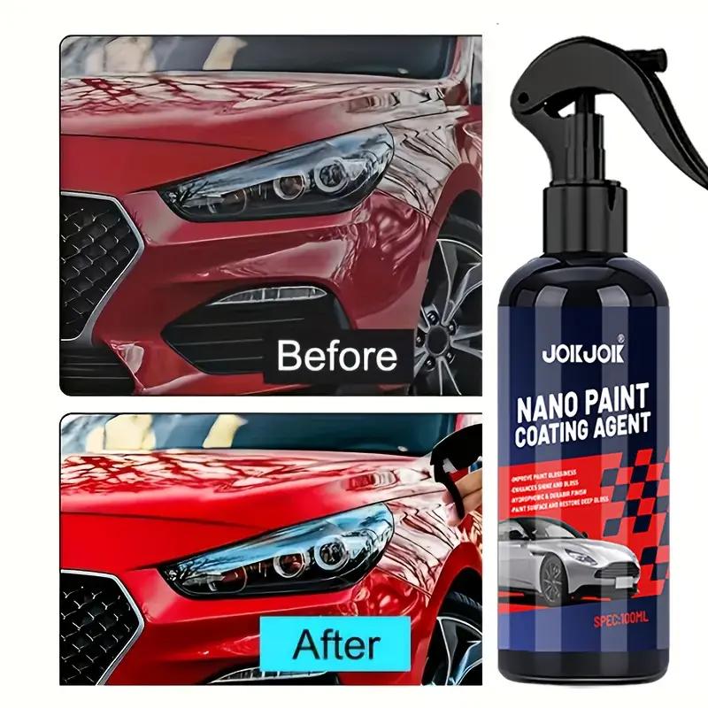 JOKJOK 3-in-1 Magnetic Spray Car - Nano Polishing, High-quality and Scratch Resistant Formula, High-definition Definition Gloss,