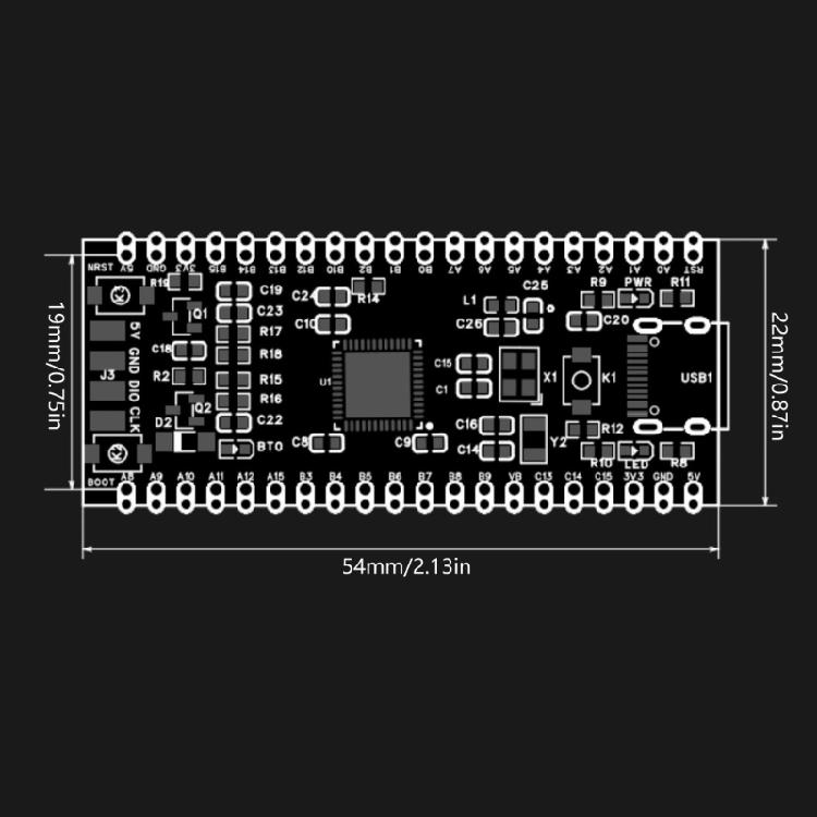 Professional Embedded Programming Tool Power Supply Home Device STM32F411CEU6 Learning Board Replacement