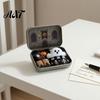Miniature Landscape Props Mini Ghost Tin Box Set, Little Pocket Cute In A Box, Compact Desktop Soft Decoration Halloween Scene Spooky Decor, Gifts for