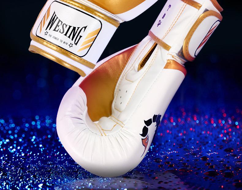Jiurishan Youth Boxing Gloves for Home Fitness & Sanda Training - Black