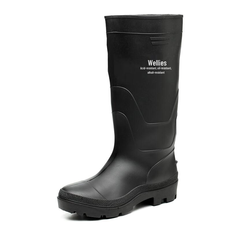 Lao Guanjia Men s High-Top Work Safety Rain Boots 804 36