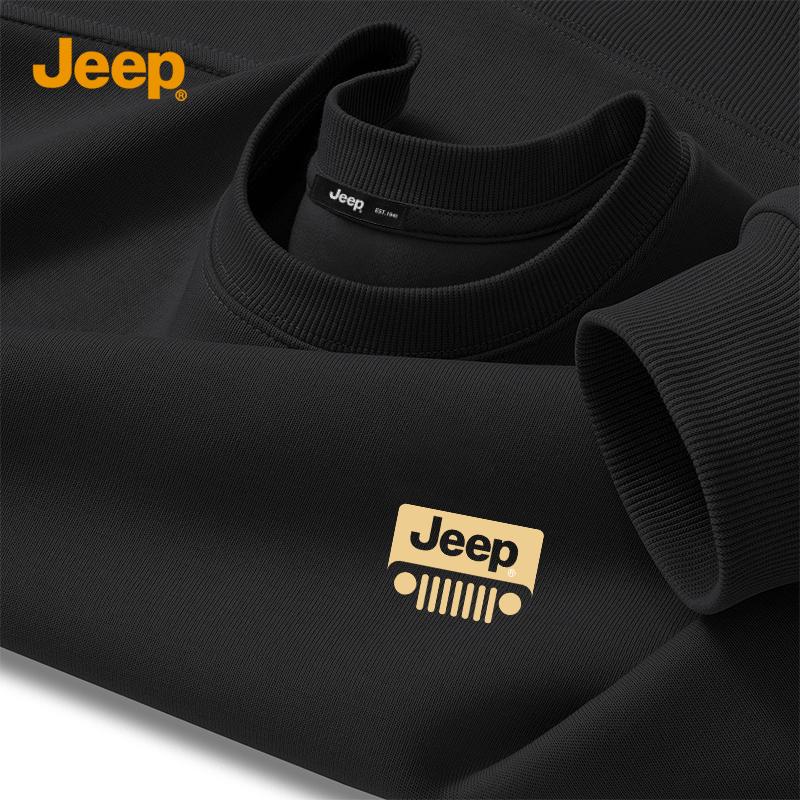 JEEP Unisex Loose Fit Crewneck Sweatshirt S