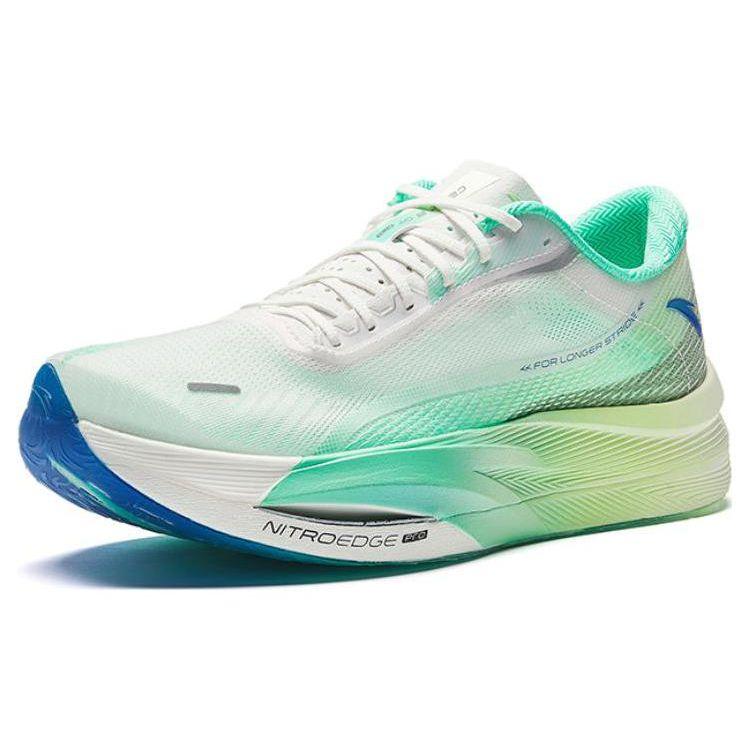 Anta C202 5 GT Pro Comfortable Versatile Trendy Shock Absorbing Durable Low Top Running Shoes Men Sneaker White Green 112355561-9