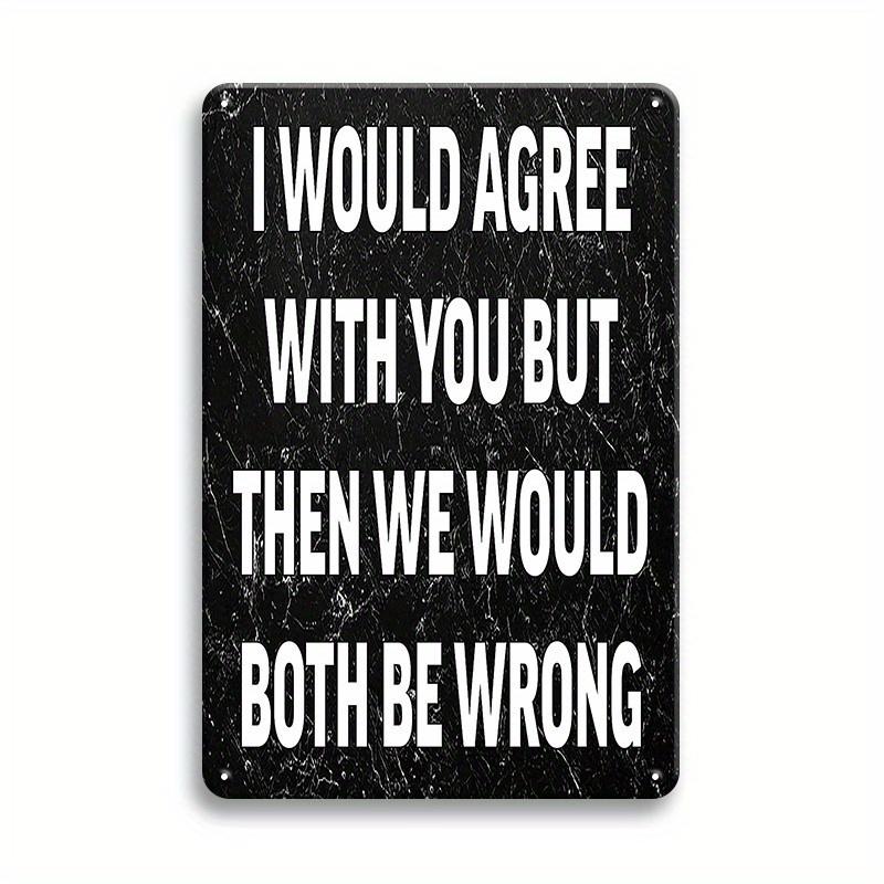 Warning Notice Vintage Metal Tin Poster Funny Metal Tin Signs Posters Plate for Garage Bar Cafe Club Home Room Wall Decor