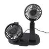 Car Dual Hd   Circulator Fan USB Powered Dashboard Cooling   Circulator Fan Electric Car Cooler Fan