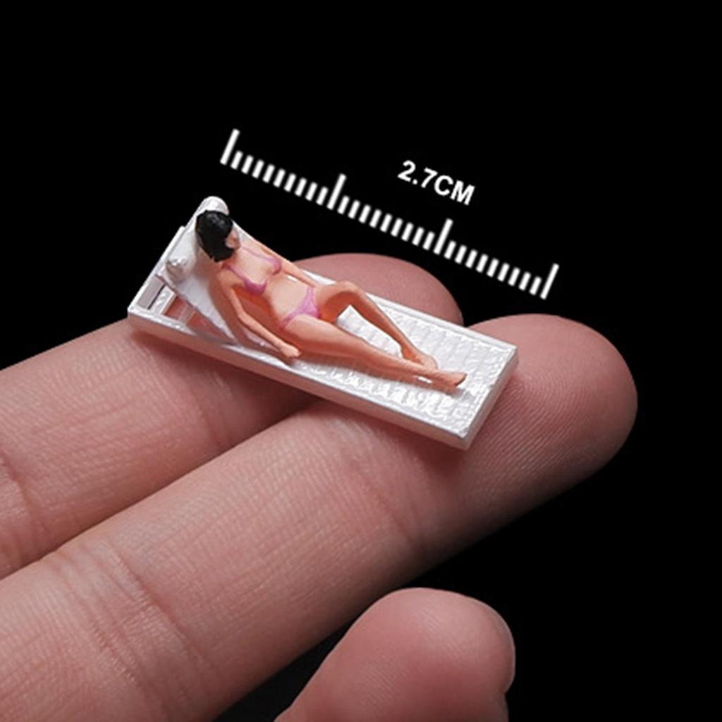 1/64 Scale Figures, Miniature People for Layout Design