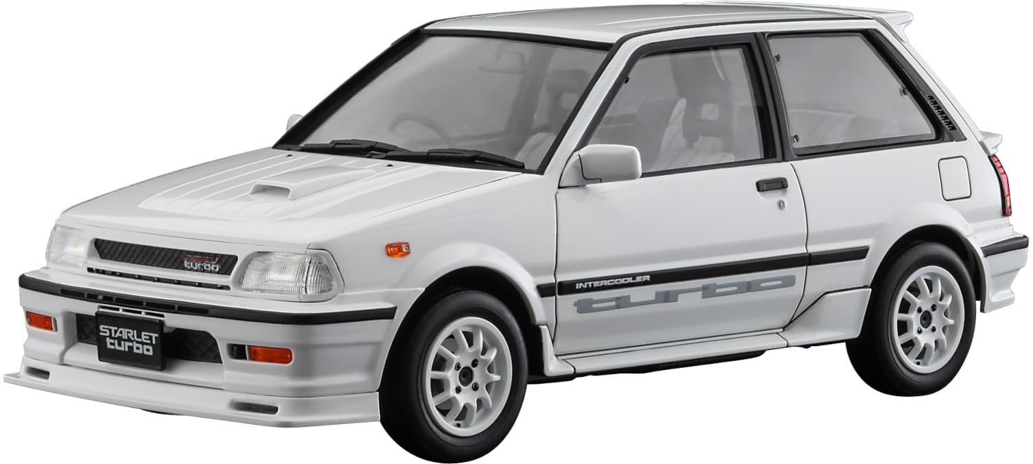Hasegawa Toyota Starlet EP71 Turbo S Custom Version Plastic Model Kit 20777 1/24 (3-Door) (Car)