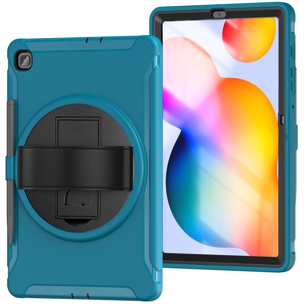 Full Protective Shockproof TPU Tablet Back Cover Case for Samsung Galaxy Tab S6 Lite With s Pen Pencil Holder