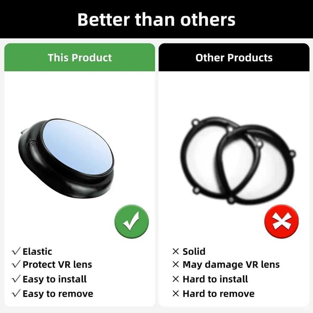 Lens Protective Cover Frame Anti-blue Lens Mirror Protective Eyewear Frame Anti-Scratch Glasses Lens Insert for Meta Quest 3