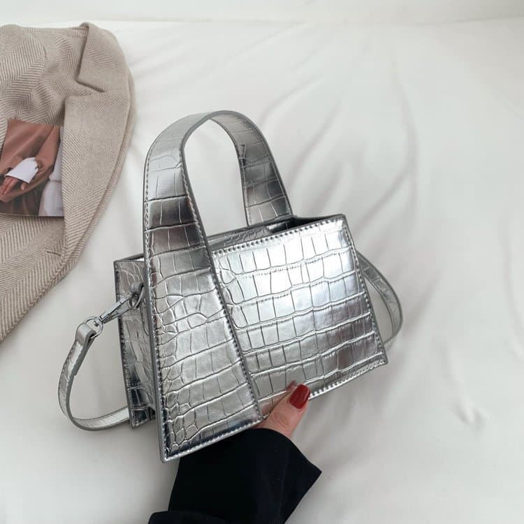 Fashion Crocodile Pattern Women's Handbag Shoulder Messenger Bag