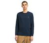 Timberland Logo LS Tee - Herren Langarm T-Shirt Bio-Baumwolle Blau TB0A2FQD-Z02 ORIGINAL