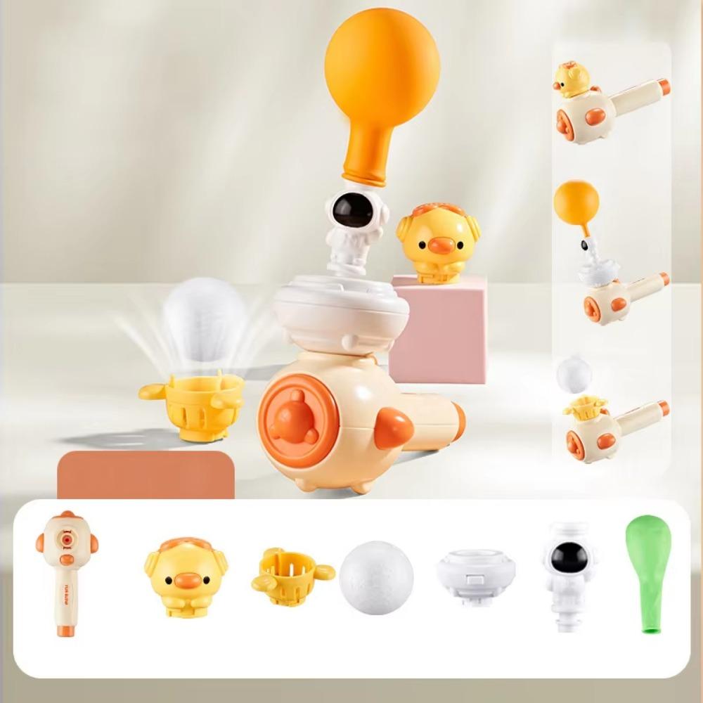 3-in-1 Balloon Launcher Toy Funny Educational Toys Multifunctional Ball Blowing Toys  Toddler