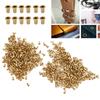 500Pcs Hollow Rivet Brass Decorative Through Hole Excellent Corrosion Resistance Copper   Eye Buckles