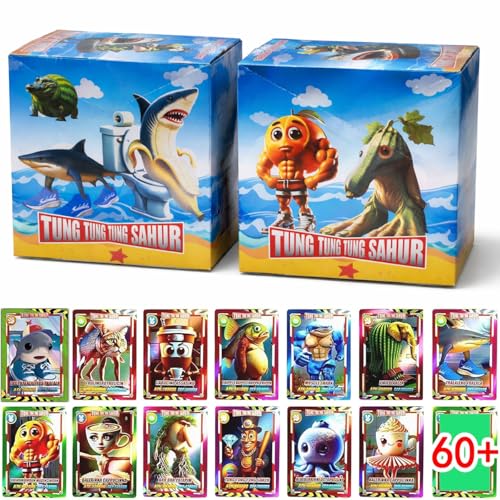 

Italian Brain Lot Trading Card Game, 1 Box (180 Cards), Blind Box Character Cards, Collectible Toy for Kids and Adults