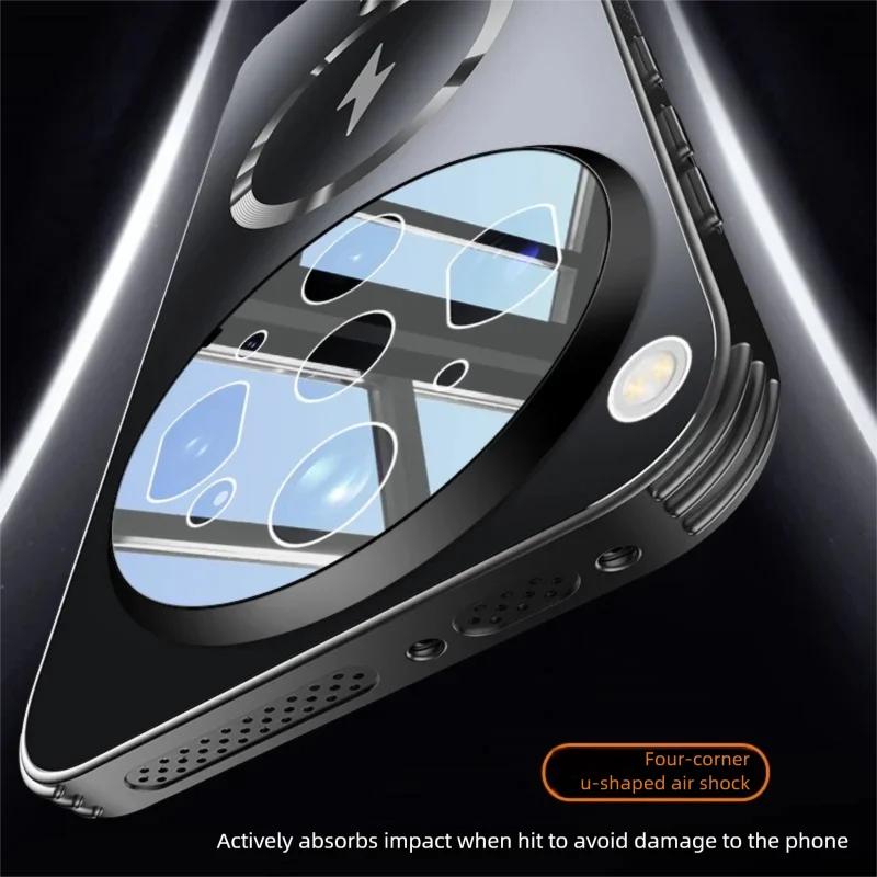 Magnetic Case for OPPO Find X9 X9S X8 X8S X7 Ultra Pro Plus Cover Heat Dissipation Hole Bumper Lens Film Cover for Magsafe Shell