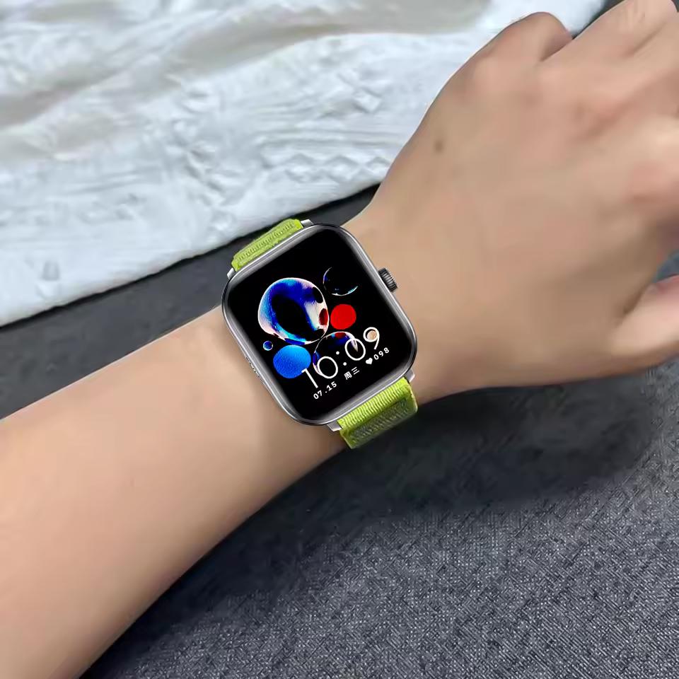 Nylonový smyčkový řemínek pro Redmi Watch 5 4 Kovová přezka Pásek pro XIAOMI Mi Band 9Pro 8Pro Nastavitelný Sportovní Correa Náhradní náramek