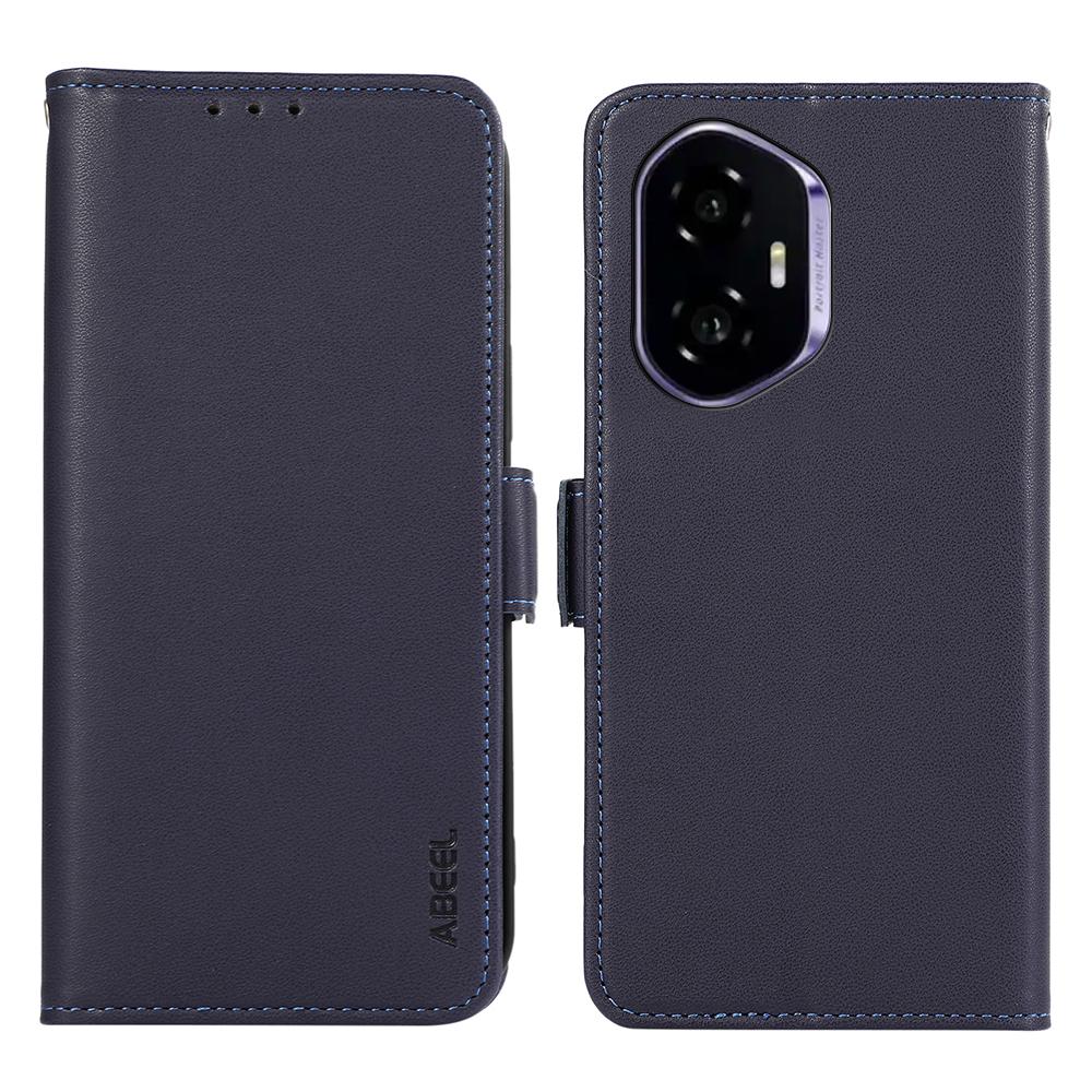 ABEEL For Honor 400 5G (Global) Case Leather Phone Cover with RFID Blocking Wallet