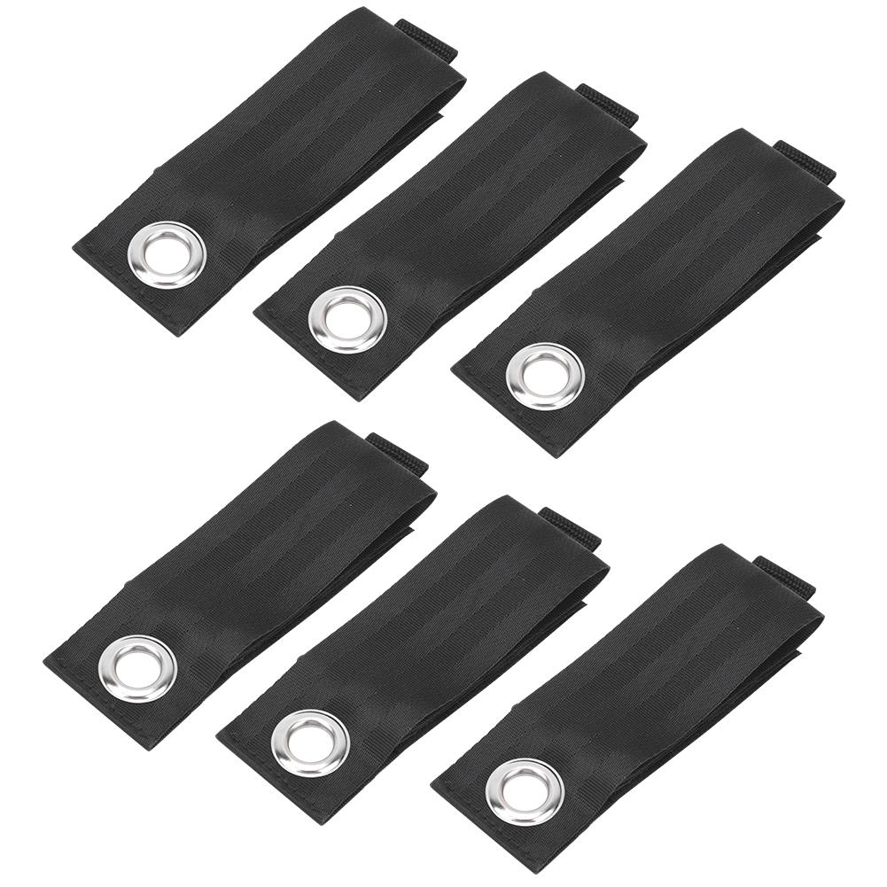 6Pcs Hook and Loop Storage Belt Straps Extension Cord Organizer Hanger Cable Straps