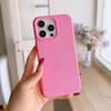 Coque Premium en Silicone Liquide pour iPhone 15/14 avec Finition Couleur Gelée Unie