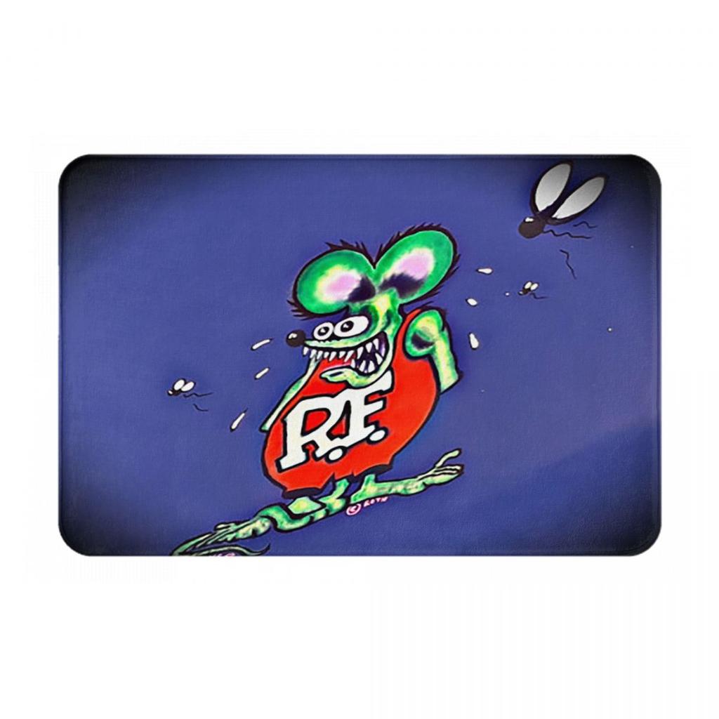 Rat Fink Chest Buster Anti-slip Doormat Floor Mat Absorbent Mat Carpet Rug for Kitchen Entrance Home Living room Footpad Mats