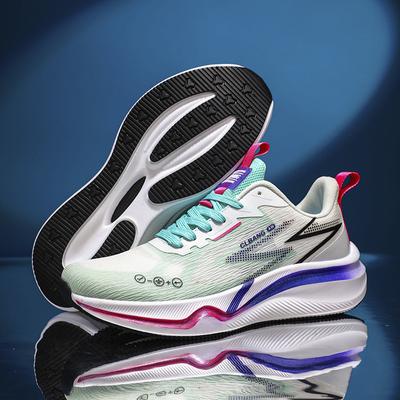 Baskets de Couple Tendance Chaussures de Course Respirantes Course Marathon Amortissantes Chaussures de Tennis de Sport Unisexe Chaussures d'Entraînement de Gym