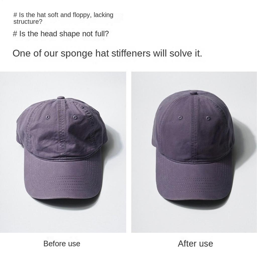 Baseball Caps Inserts Shapers Invisible Reusable Foldable Portable Shaper Inserts Sweat Liner for Adults Lovers Families Friends