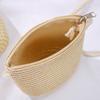 Handmade Straw Bag Women Woven Beach Crossbody Bag Ladies Shoulder Rattan Handmade Knitted Candy Color Small Handbag
