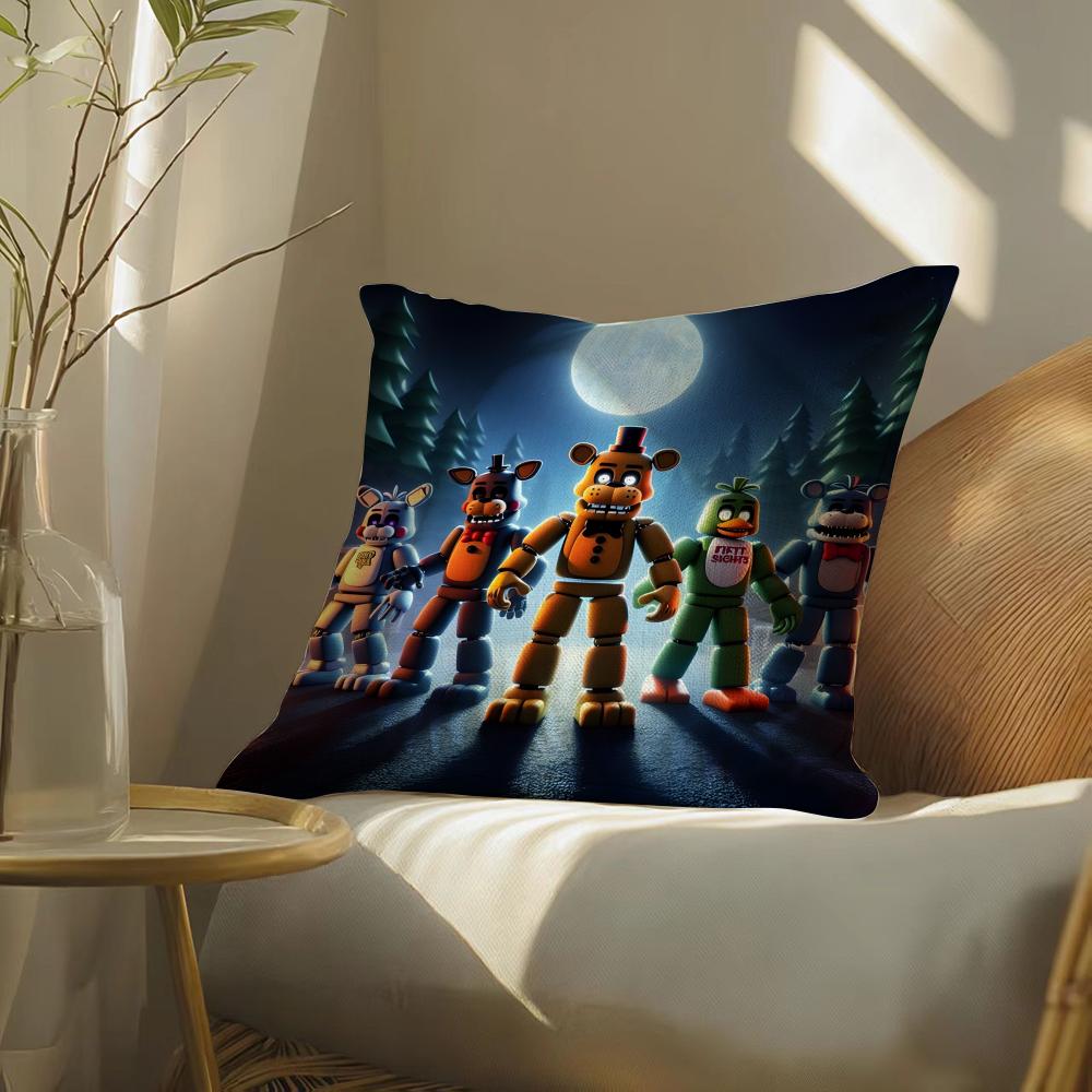Moviefiven-Nightsatf-Freddys2 Pillow Case Pillowcase, Double-Sided Printed, Sofa Cushion, Bedroom Headboard