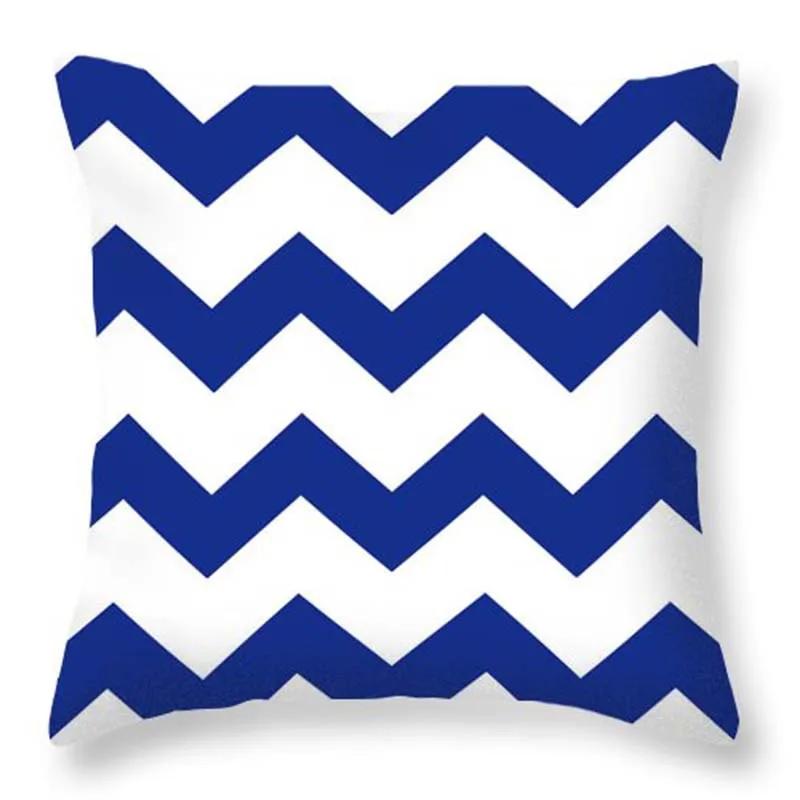 

Полосатая наволочка в стиле Инс, наволочка для подушки, домашнее украшение, поясничная, для дивана, для автомобиля 66x66cm