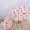 Simulated Peony Flowers Bouquet Real Touch No Withering 27 Heads Artificial Flowers DIY Arrangements