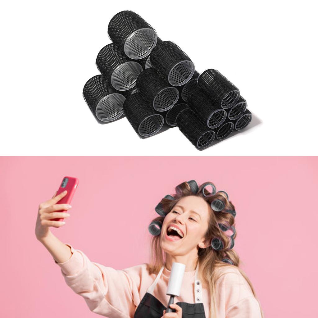 Set da 6 Bigodini per Capelli con Pinza Metallica per Styling Capelli Lunghi e Corti, Strumento Rapido per Acconciature da Salone e Eventi Formali