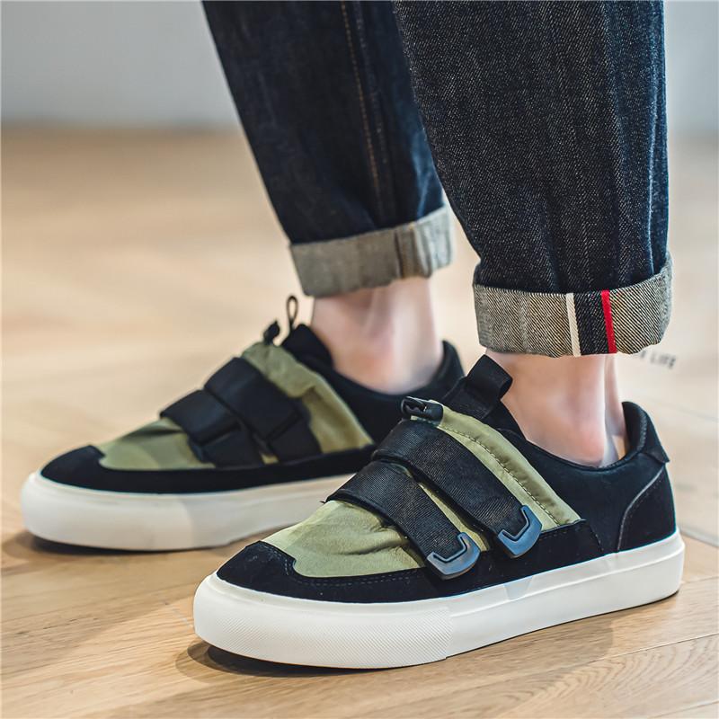 Trend Pánské Obuv pro volný čas Tenisky na plátno Pro muže Pohodlné Vulkanizované Boty Pánské Ploché Pánské Tenisky Boty Britský styl