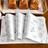 500Pcs Oil-Absorbing Kitchen Oil-Proof Wax Paper Fries Fried Chicken Oil-Absorbing Paper Bread Bake Separating Pad Paper