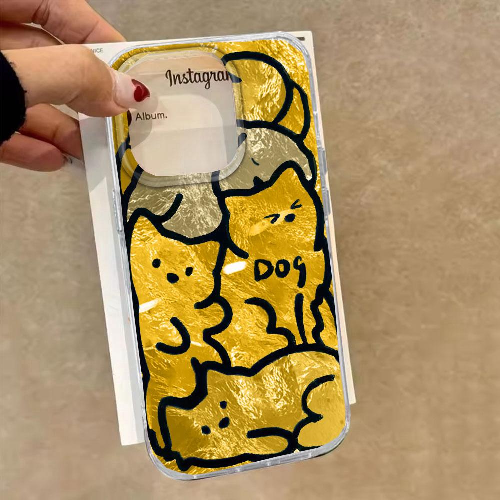 Cute Cartoon Blue Line Puppy Vortex Pattern Phone Case For Xiaomi Redmi Note 15 14 13 12 11 10 Pro 15C 14C 13C A3 A5 Gilrs Cover
