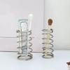 Sturdy Rustless Countertop Shelf Organizer For Cosmetics Toothbrush Storage Space Efficient Bathroom Decoration Solution