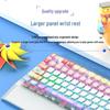 Langtu K1000 Mechanical Keyboard - Blue, Black, Brown, Red, Silver Switches, Esports Gaming for Girls, Office Wired, Custom Transparent Design