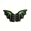 1Pair Angel Wing Shape Girls Boot Skate Shoes DIY Decorations Sneaker Clothing Shoelaces Decoration Punk Emo Style Halloween
