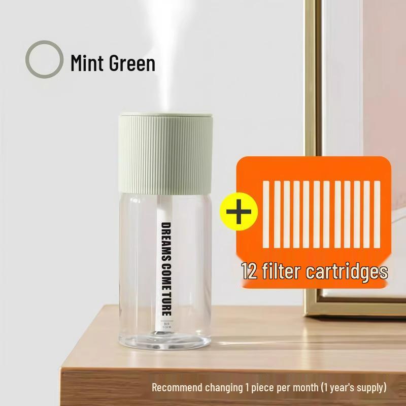 Mini USB Air Humidifier & Purifier for Home, Office, and Car