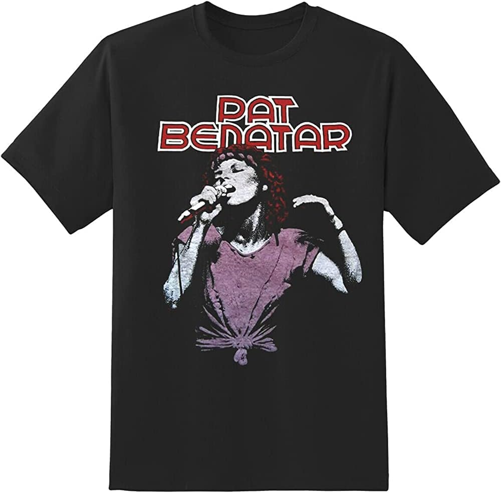Pat Benatar Mens T Shirt Black S чёрный