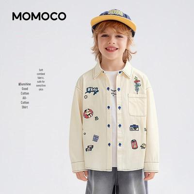 MOMOCO Boys' Spring Casual Shirt