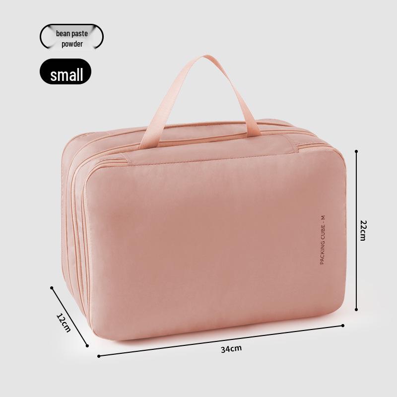 Zweischichtige Reise-Kompressions-Organizer-Tasche - Feuchtigkeitsgeschützt, Tragbare Gepäckaufbewahrung für Geschäftsreisen.