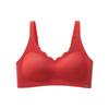 One-piece fixed cup seamless underwear women's small breasts gather thin naked without steel ring anti-sagging adjustment bra