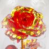 Gift eternal rose in glass shining for her girlfriend wife romantic