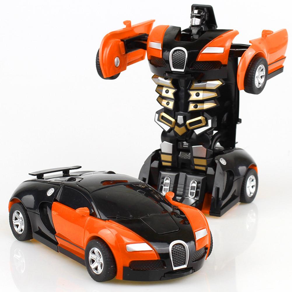 Deformation Transformer Car One-Step Car Robot Vehicle Model Action Figures Toy Transform Car for Kids