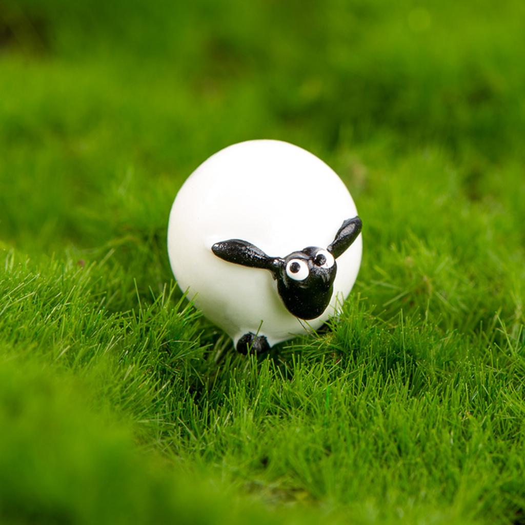 Moss Miniature Creative Adorable Lamb Planter DIY Decorative Hanging Accessory Desktop Ornament